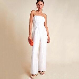 endless rose white jumpsuit
